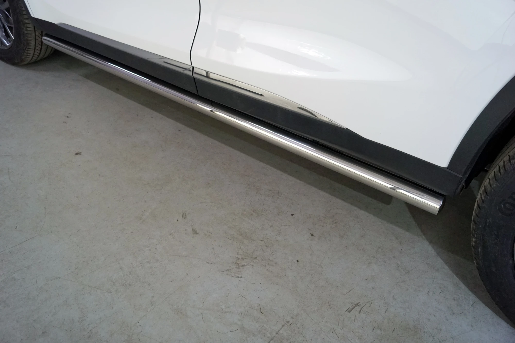 Пороги труба 60,3 мм для EXEED TXL I Рестайлинг 1