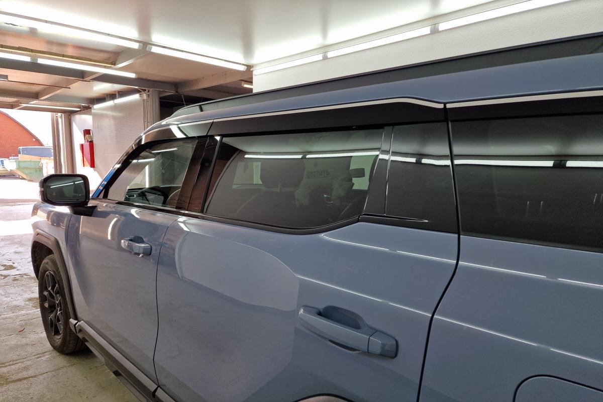 Дефлекторы окон 2D с хром накладками 6 шт. для Haval H3 I