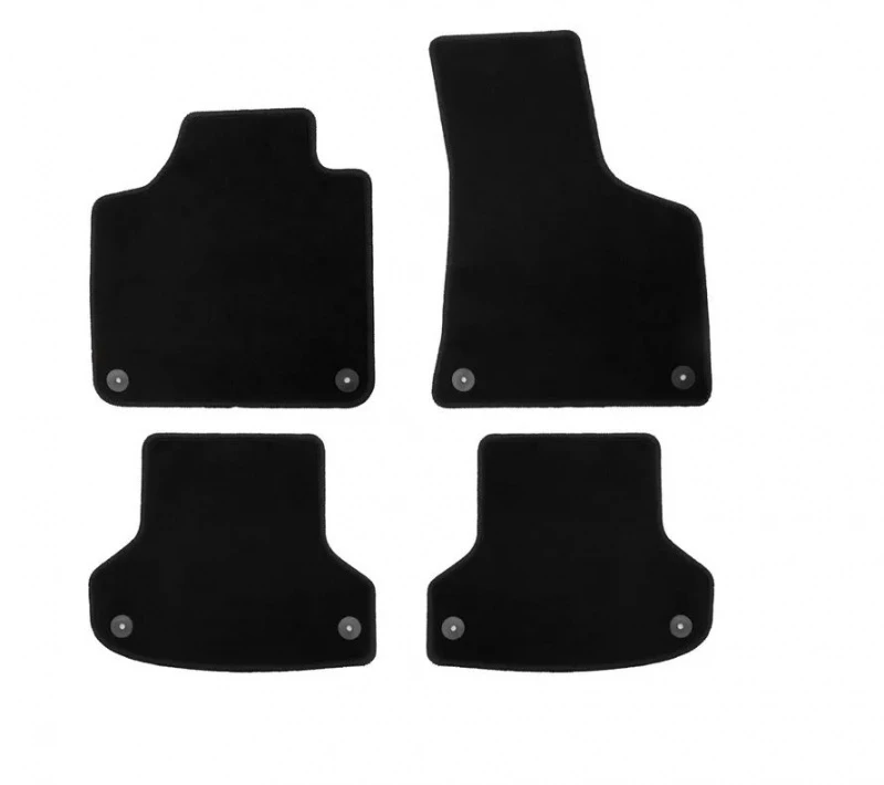 Коврики в салон Klever Econom 4шт для BAIC X55 I Черный Klever KLEVER0112500401200k