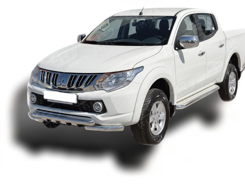 Защита переднего бампера G d76 мм для Mitsubishi L200 V  Юко MSL200.15.05