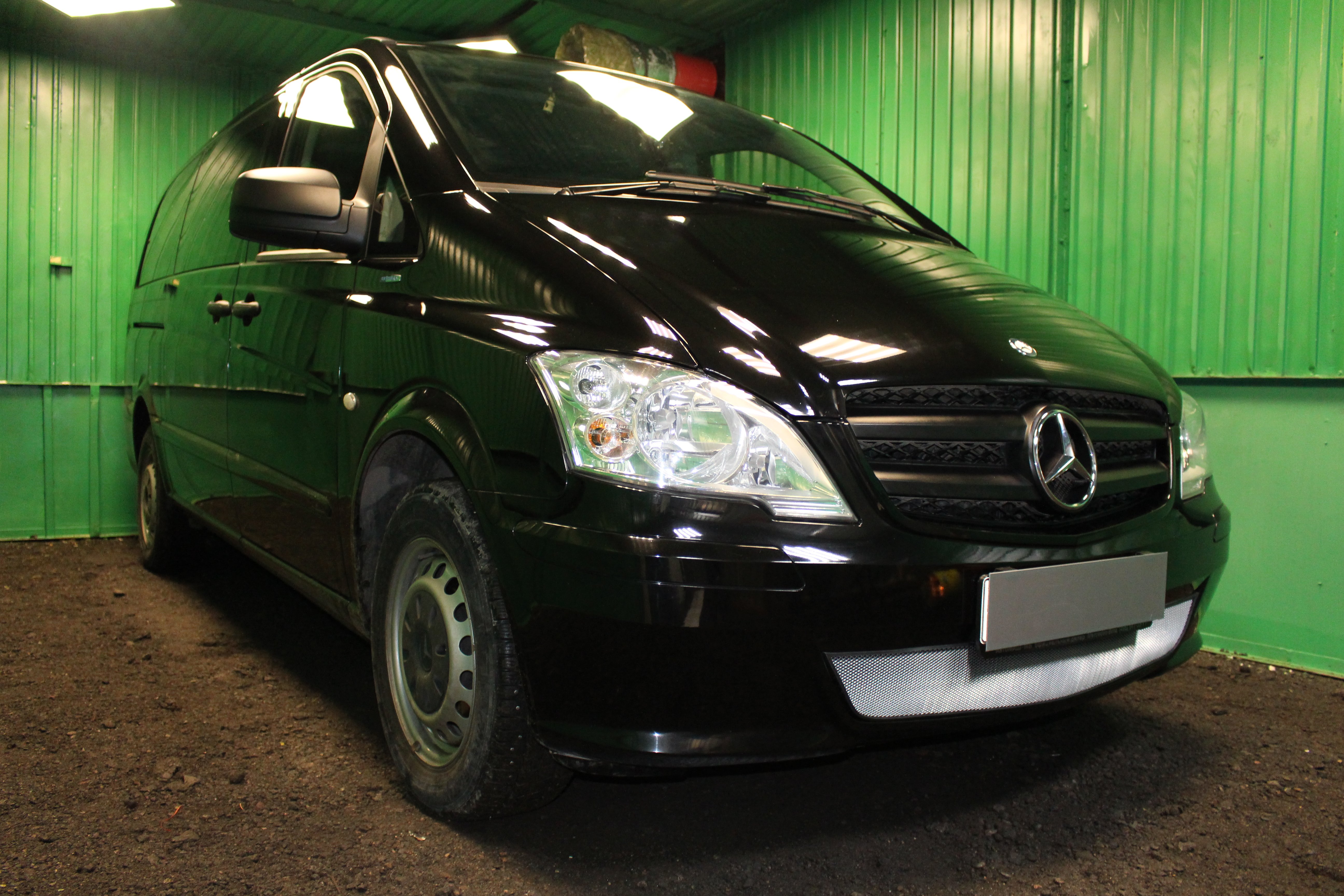 Защитная сетка радиатора для Mercedes-Benz Vito II (W639) Рестайлинг