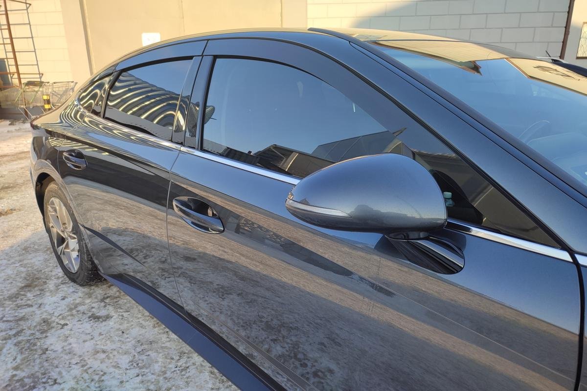 Дефлекторы окон 2D 6 шт для Hyundai Sonata VIII (DN8)