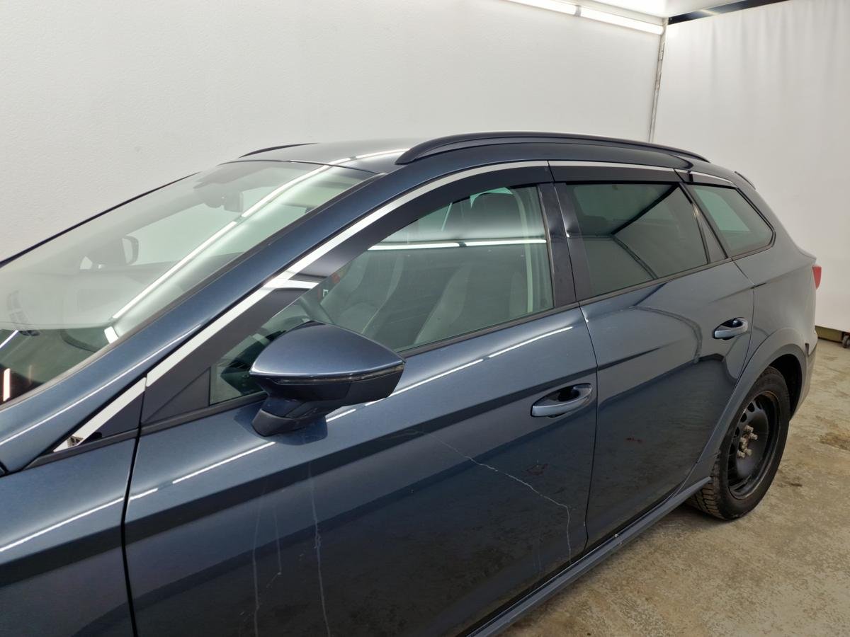 Дефлекторы окон 2D с хром накладками 8 шт. для SEAT Leon III Рестайлинг