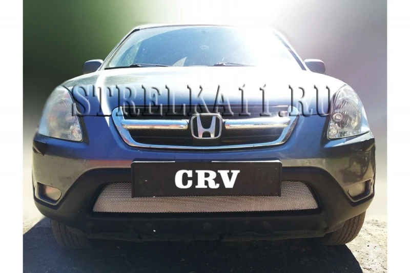 Защитная сетка радиатора для Honda CR-V II Хром Стрелка 11 HCR-V2.chrome
