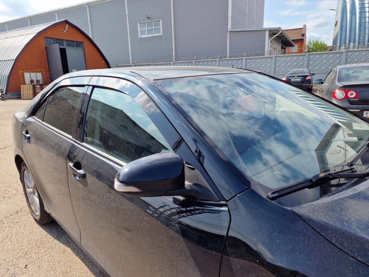 Дефлекторы окон 2D под наклоном 4 шт. для Toyota Camry VII (XV50) Рестайлинг 2
