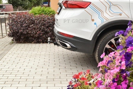 Фаркоп Pt group с типом шара E для Geely Tugella I
