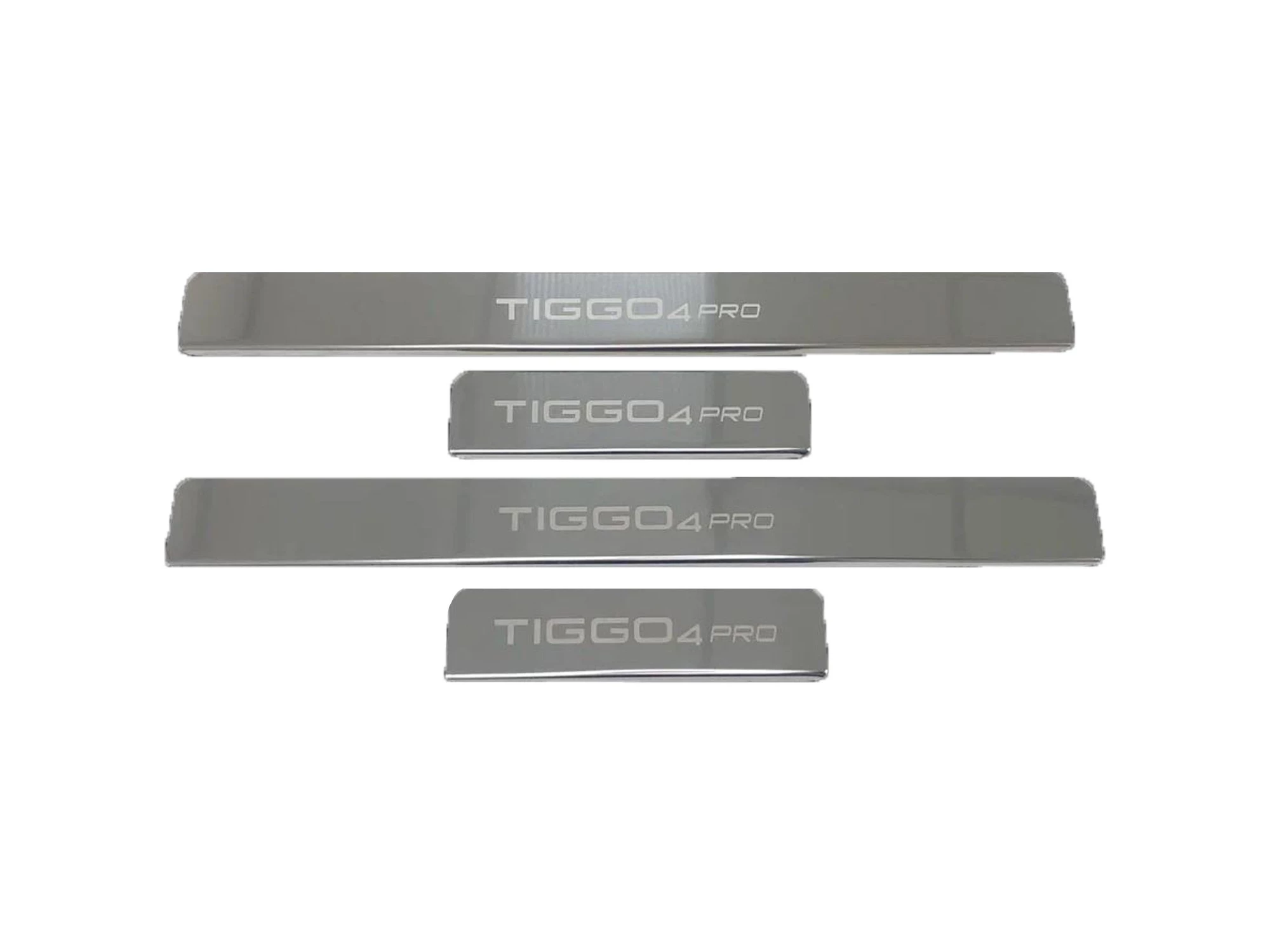 Накладки на пороги из нержавеющей стали 4шт. для Chery Tiggo 4 Pro I