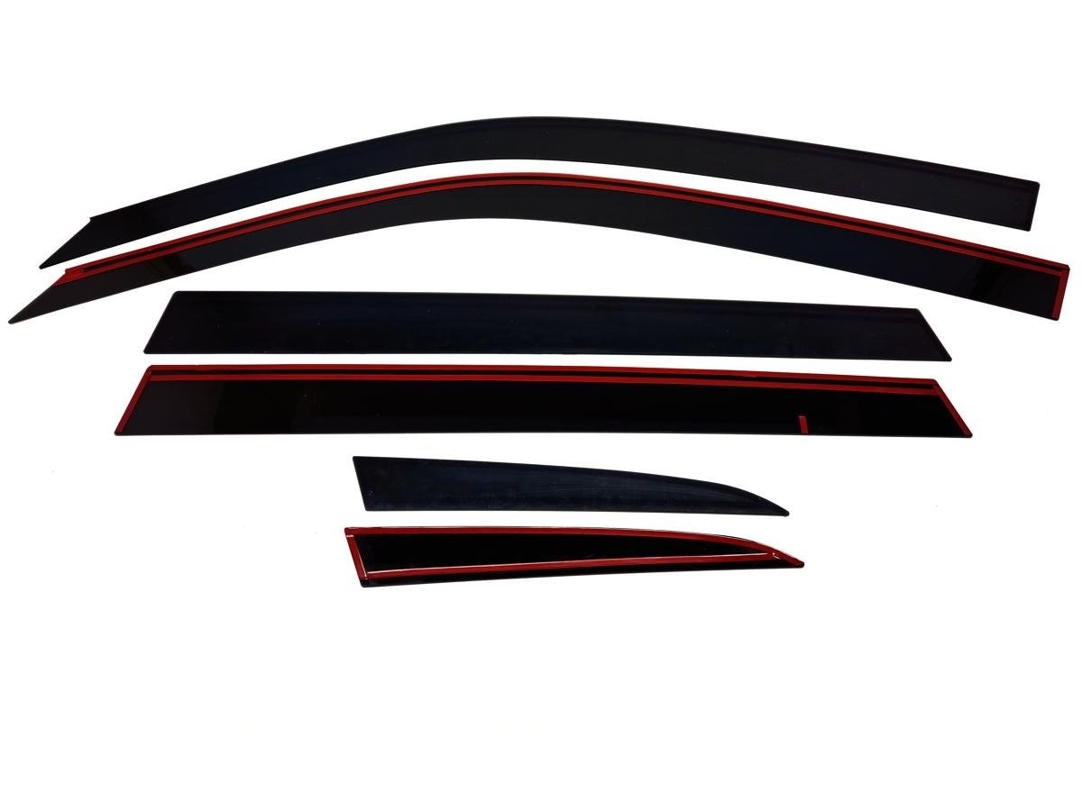 Дефлекторы окон 2D 6 шт для Suzuki Grand Vitara III Рестайлинг