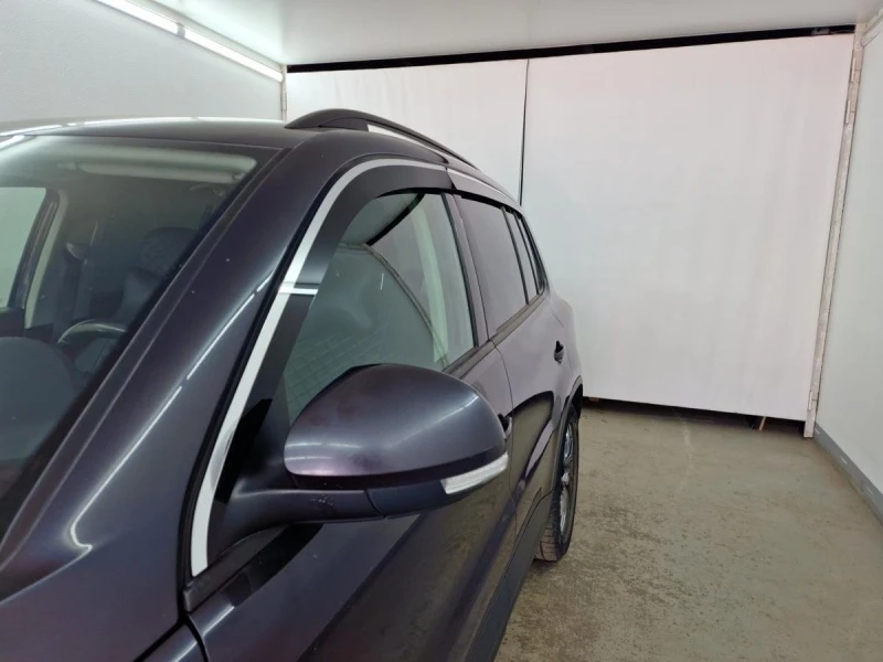 Дефлекторы окон с хром накладками 2D 6 шт. для Volkswagen Tiguan I Хром Стрелка 11 2D224-6С.S11