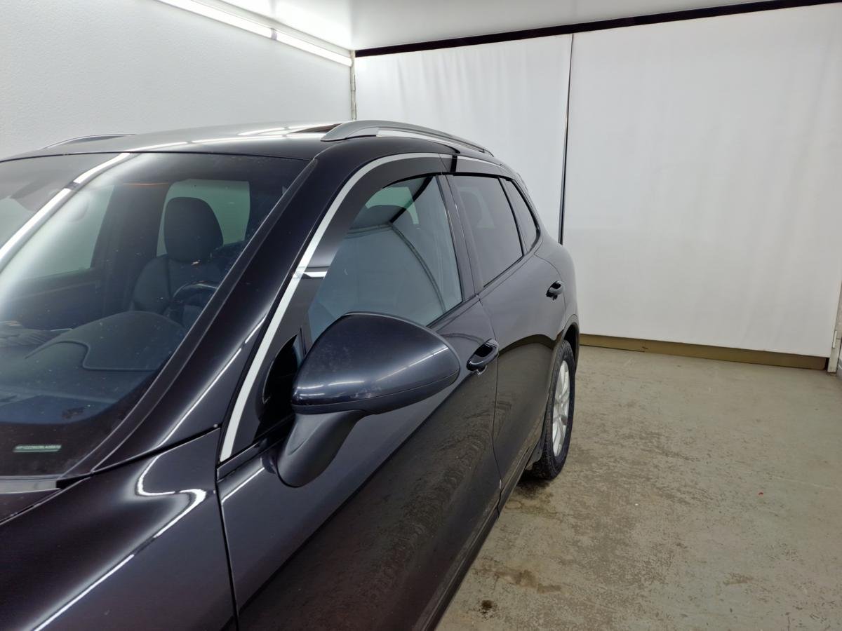 Дефлекторы окон 2D с хром накладками 6 шт. для Porsche Cayenne II Рестайлинг (958)