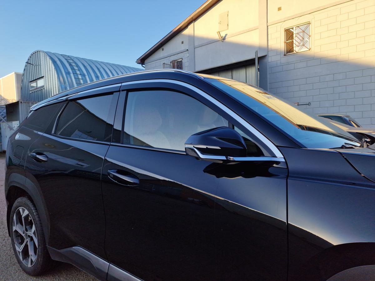 Дефлекторы окон с хром накладками 2D 8 шт для Geely Atlas II