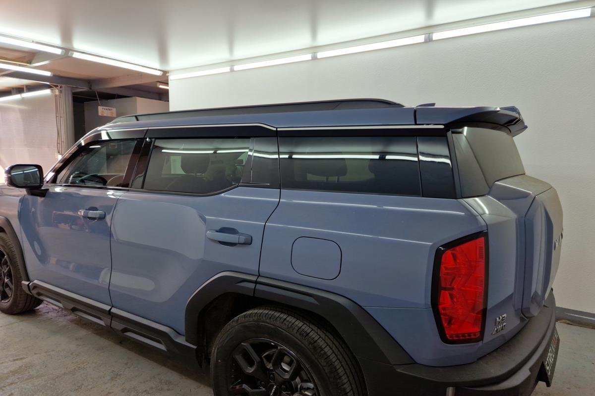 Дефлекторы окон 2D с хром накладками 6 шт. для Haval H3 I