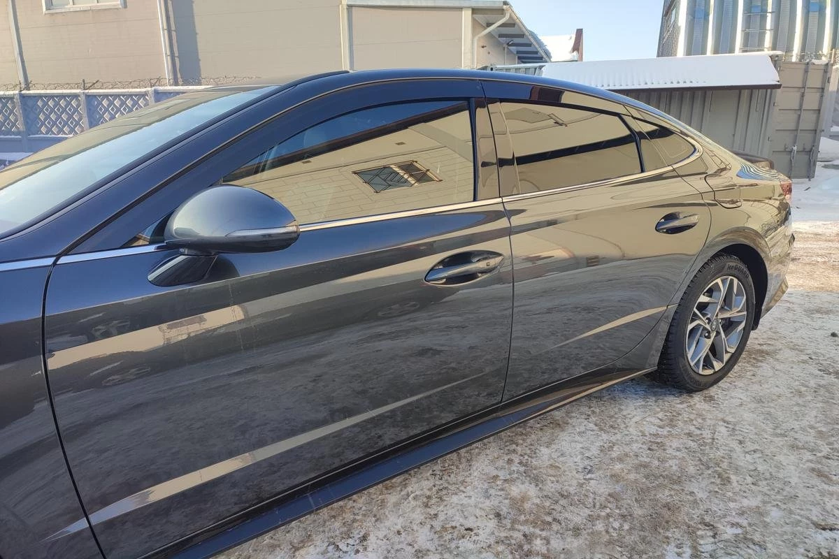 Дефлекторы окон 2D 6 шт для Hyundai Sonata VIII (DN8)