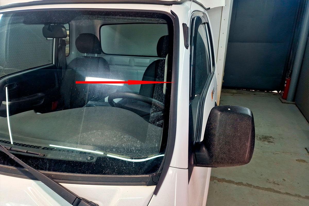 Дефлектор (водосток) лобового стекла для Kia K-Series IV Рестайлинг