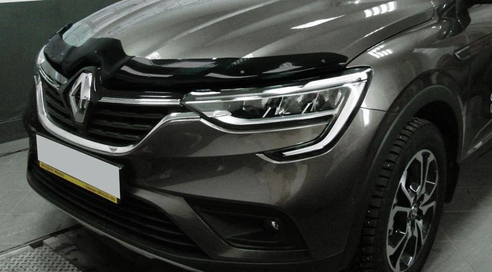 Дефлектор капота темный для Renault Arkana I