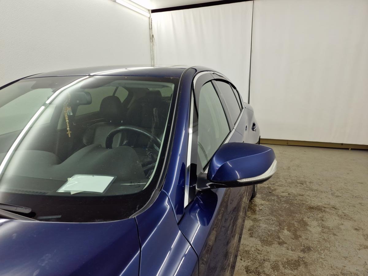 Дефлекторы окон 2D с хром накладками 4 шт. для Infiniti Q50 I Рестайлинг