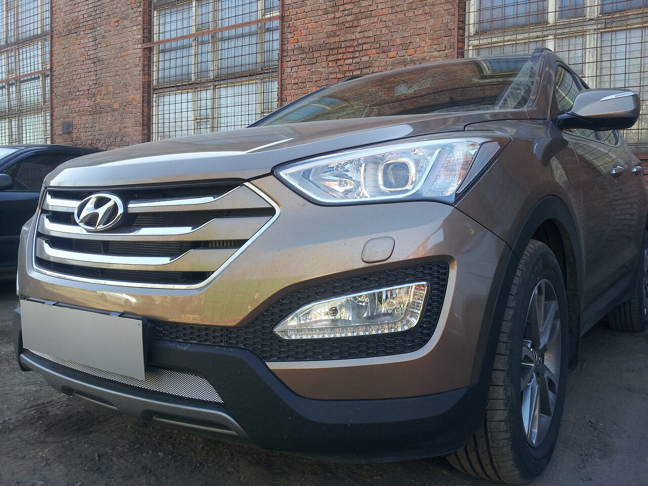 Защитная сетка радиатора для Hyundai Santa Fe III