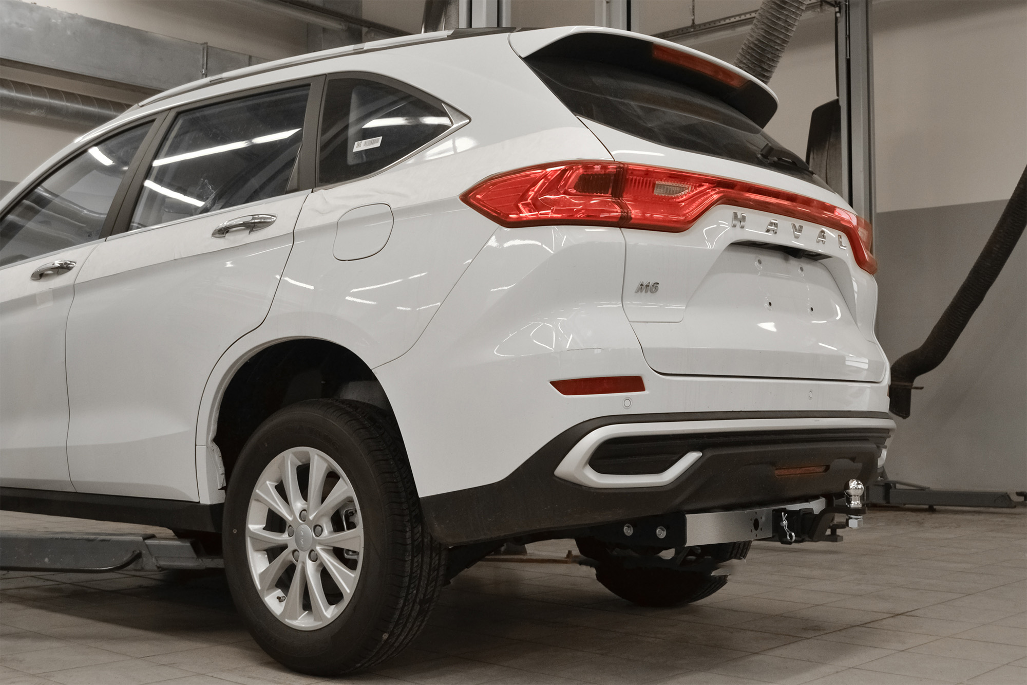 Фаркоп Pt group с типом шара E с нерж.накладкой для Haval H6