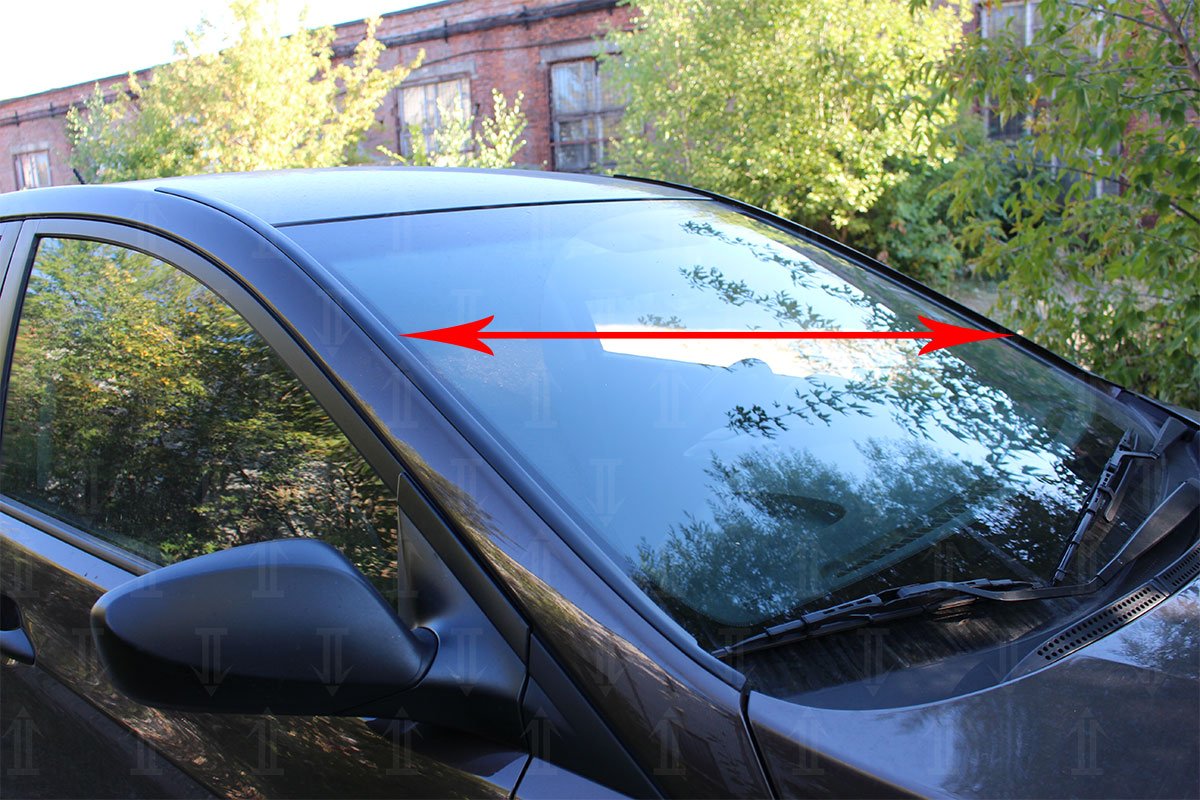 Дефлектор (водосток) лобового стекла для Hyundai Solaris I