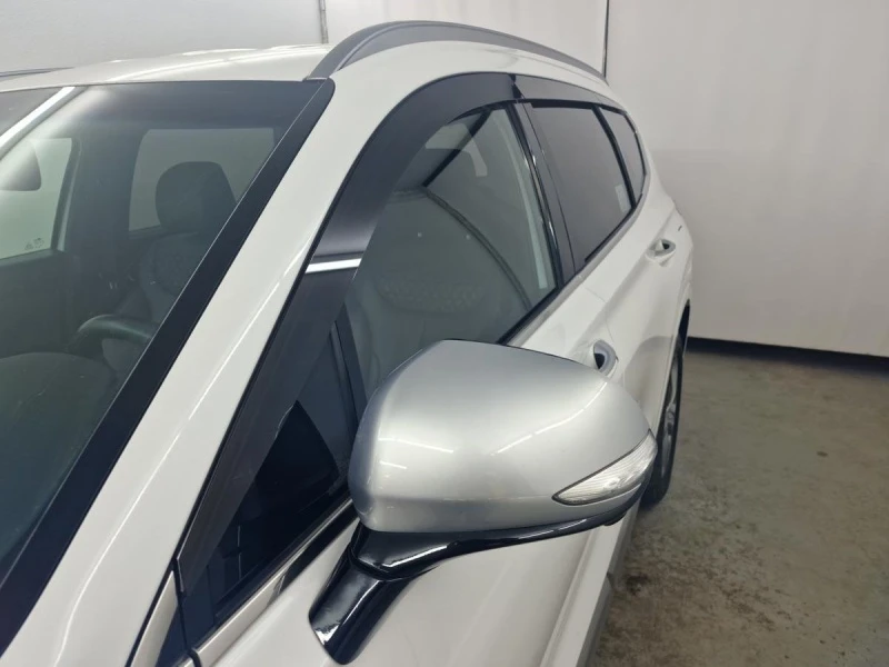 Дефлекторы окон 2D 6 шт для Hyundai Santa Fe IV Черные Стрелка 11 2D142-6.S11