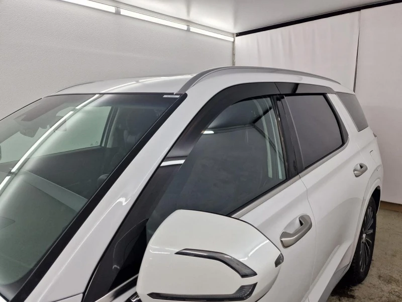 Дефлекторы окон 2D 6 шт для Hyundai Palisade I Черные Стрелка 11 2D152-6.S11