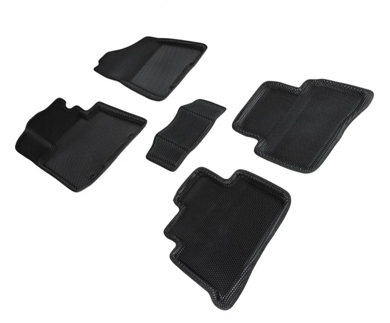 Коврики 3D EVA "СОТА" для Hyundai Tucson III Рестайлинг Черный Seintex 95166