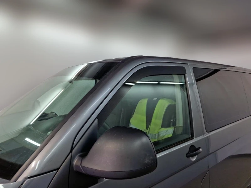 Дефлекторы окон 2D 2 шт для Volkswagen Multivan T5 Рестайлинг Черный Стрелка 11 2D112-2.S11