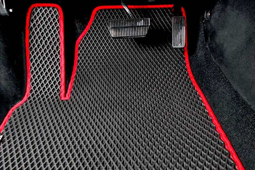 Коврики в салон EVA 6шт для Mitsubishi Montero Sport III Рестайлинг