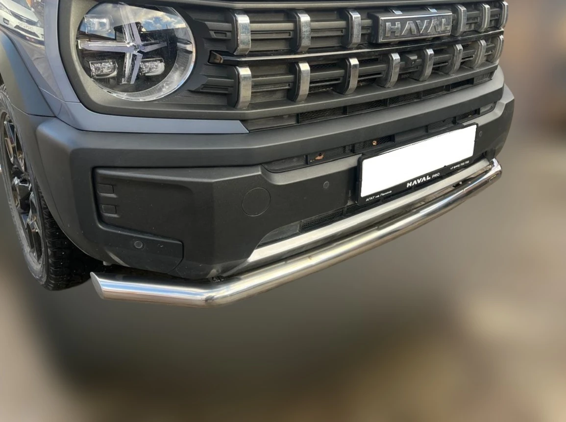 Защита переднего бампера d60 мм для Haval H3 I  Юко HVH3.24.01