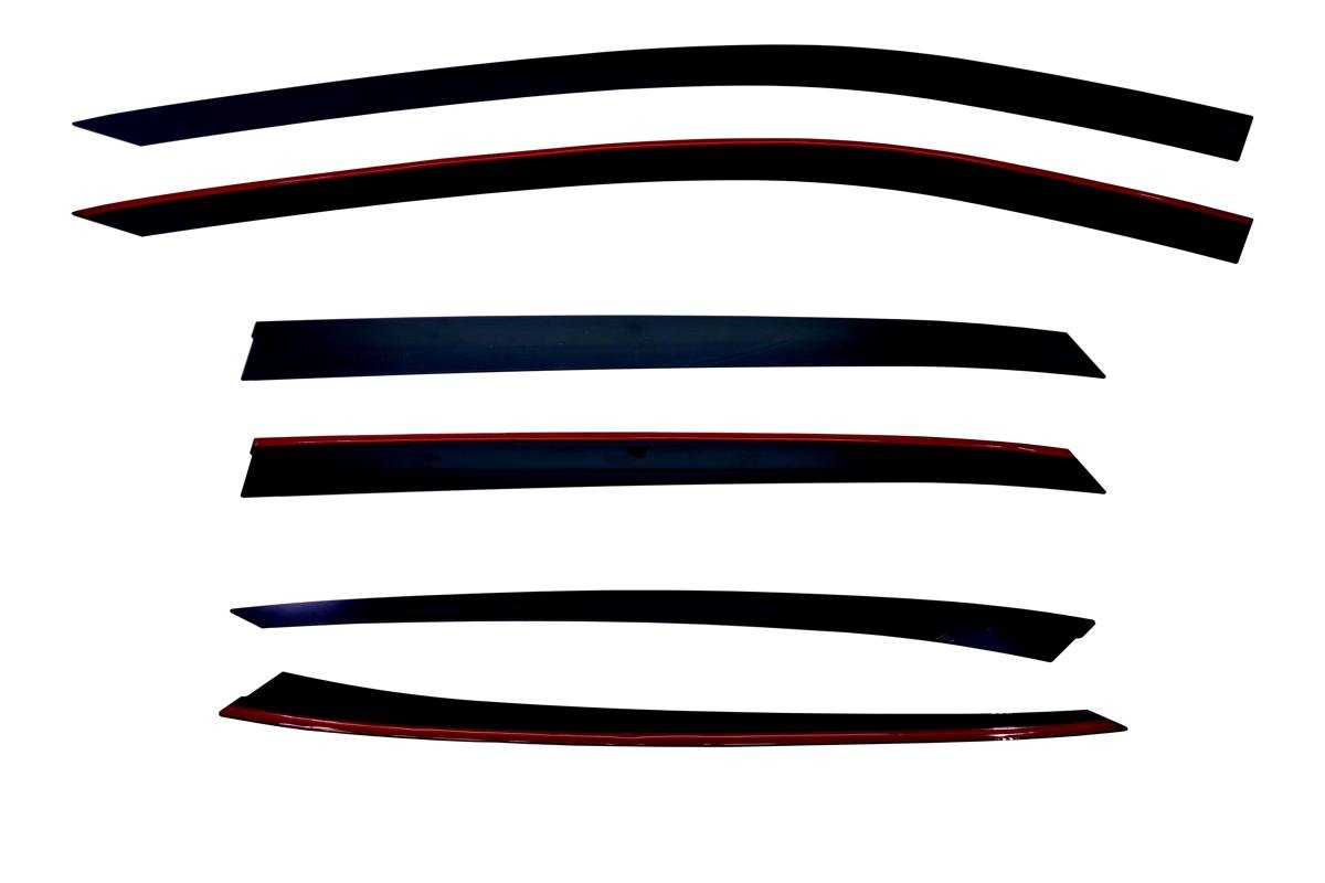 Дефлекторы окон 2D 6 шт. для Haval F7 II