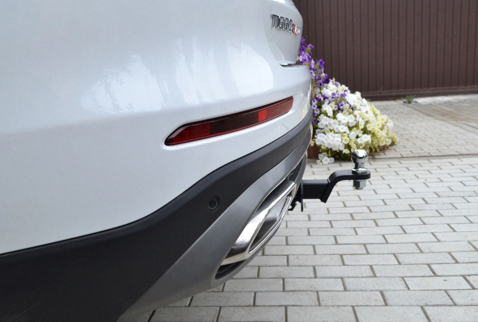 Фаркоп Pt group с типом шара E для Chery Tiggo 8 I Рестайлинг