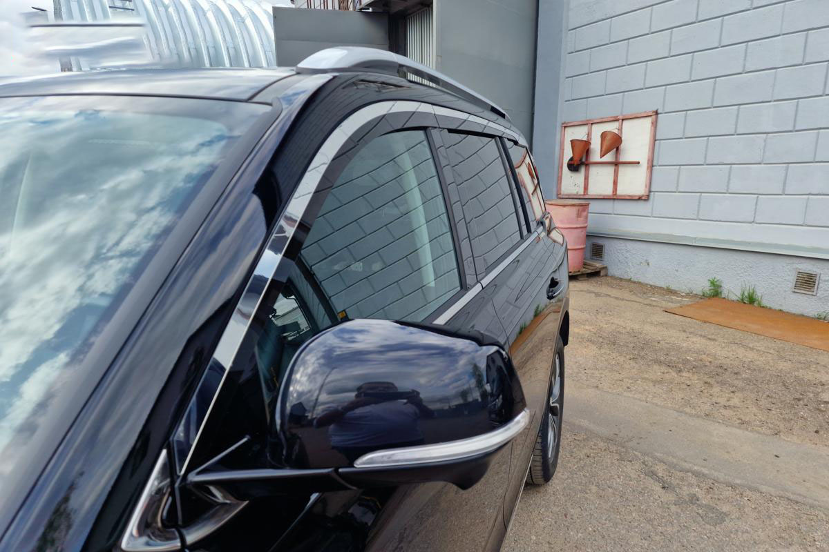 Дефлекторы окон с хром накладками 2D 6 шт для GAC GS8 II