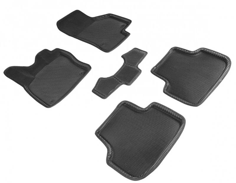 Коврики 3D EVA "СОТА" для Skoda Octavia III (A7) Рестайлинг Черный Seintex 95173