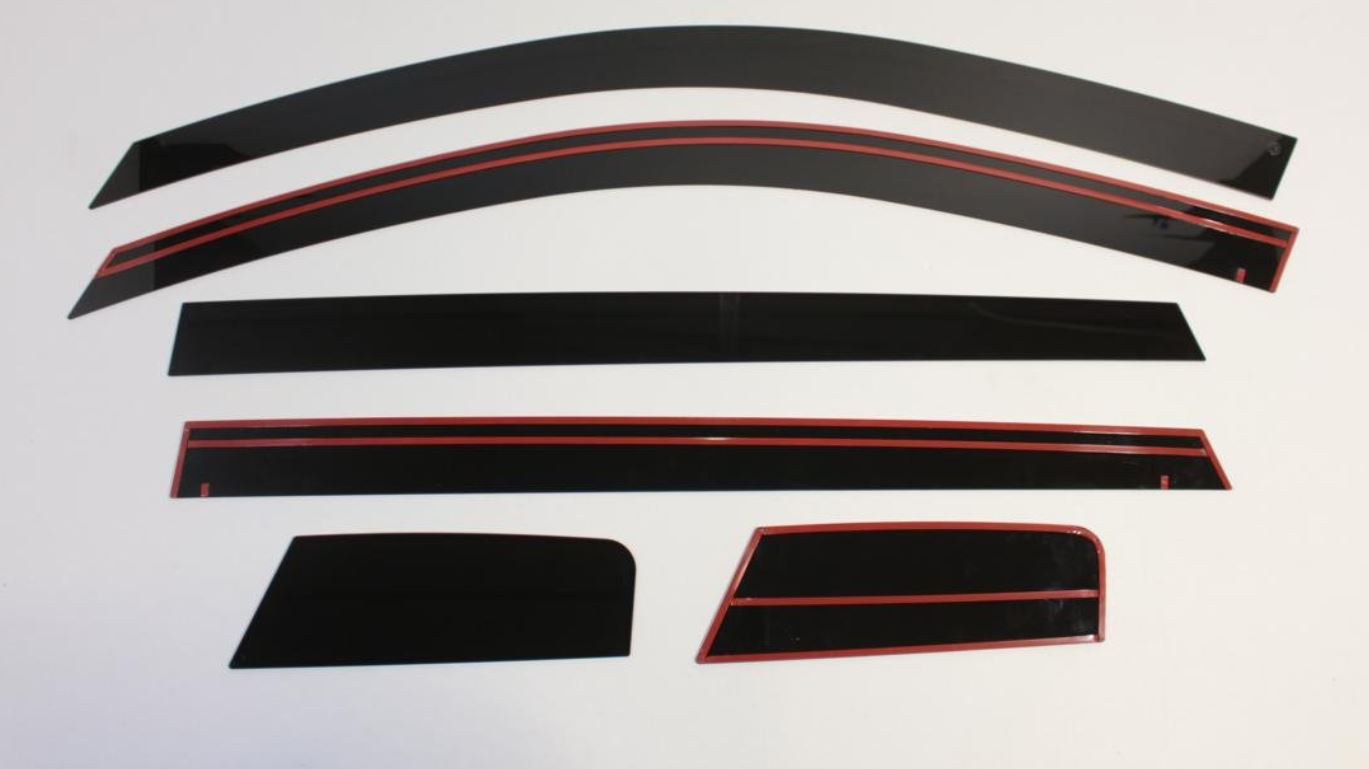 Дефлекторы окон 2D 6 шт для Chery Tiggo 4 Pro I