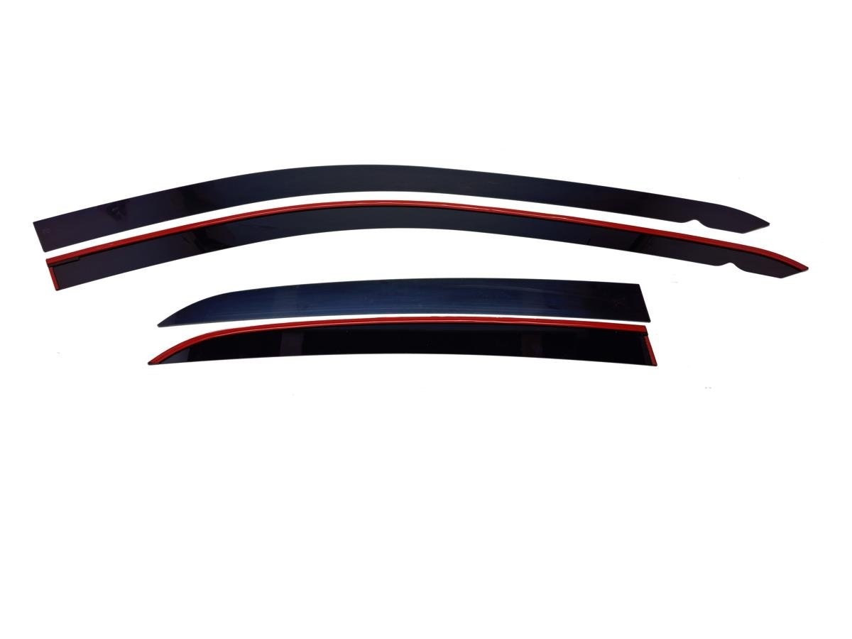 Дефлекторы окон 2D 4 шт. для Mercedes-Benz GLA I (X156) Рестайлинг