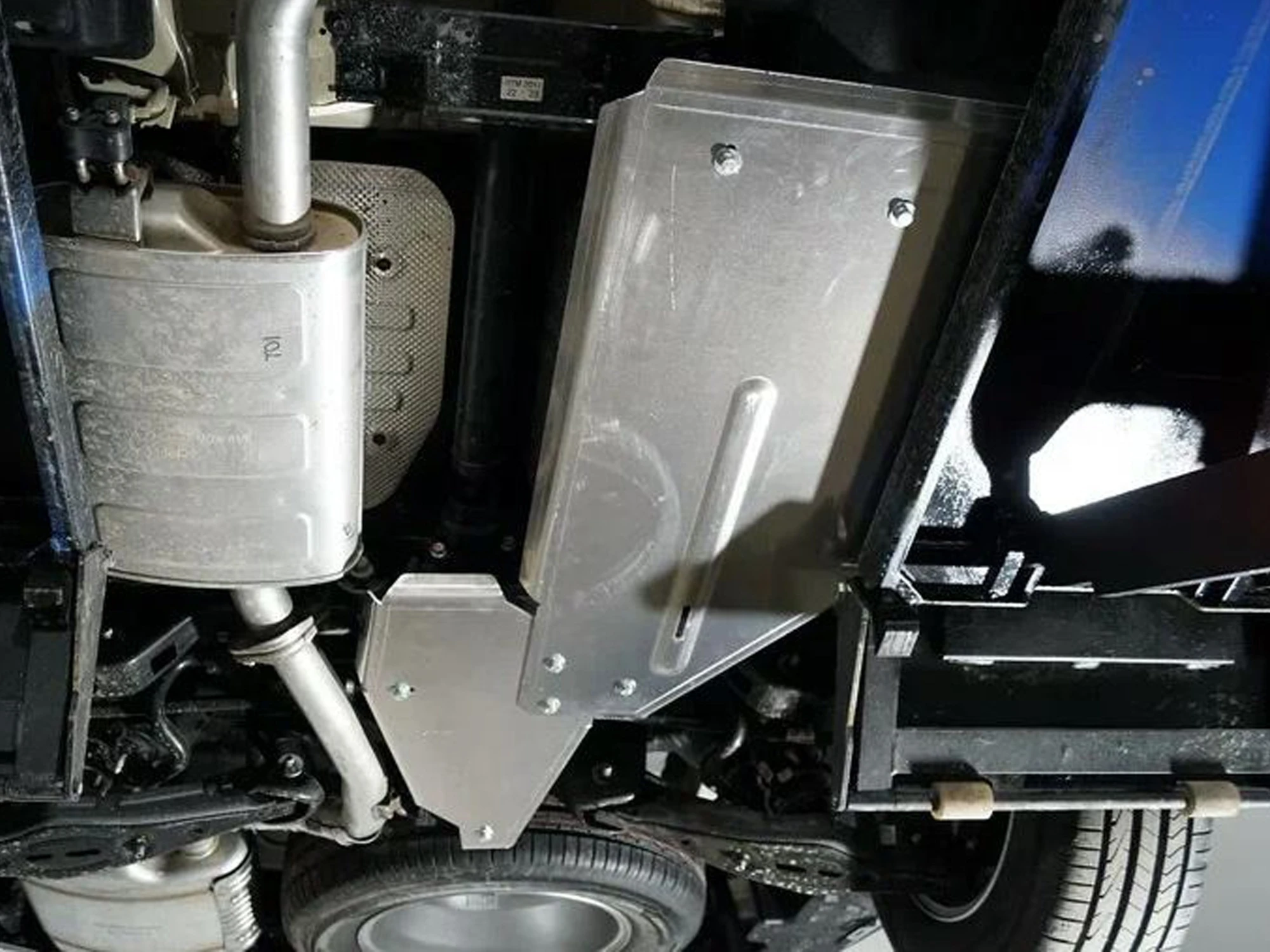 Защита топливного бака для Hyundai Santa Fe IV Рестайлинг  ТСС ZKTCC00480