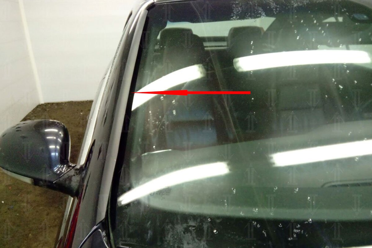 Дефлектор (водосток) лобового стекла для Volkswagen Eos I Рестайлинг