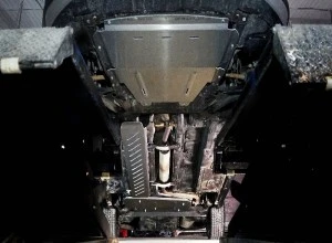 Защиты комплект (картер, КПП, топливная магистраль, бак) для LADA (ВАЗ) Vesta I Рестайлинг  ТСС ZKTCC00652K