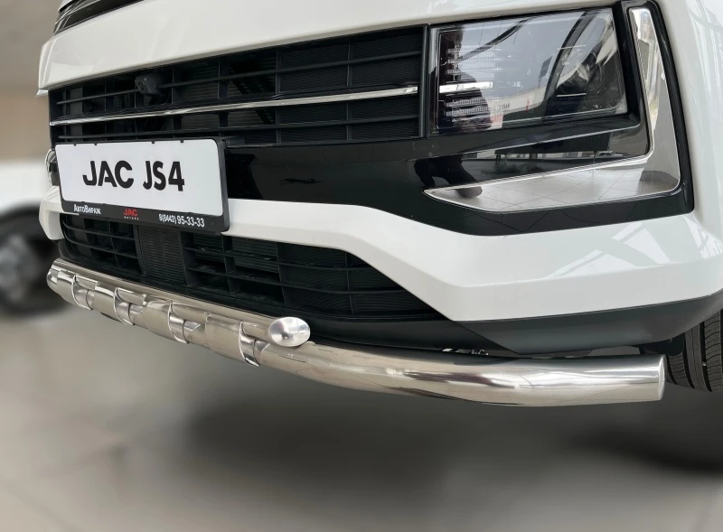 Защита переднего бампера двойная с перемычками d60/42 мм для JAC JS4 I  Юко JAC.JS4.22.75