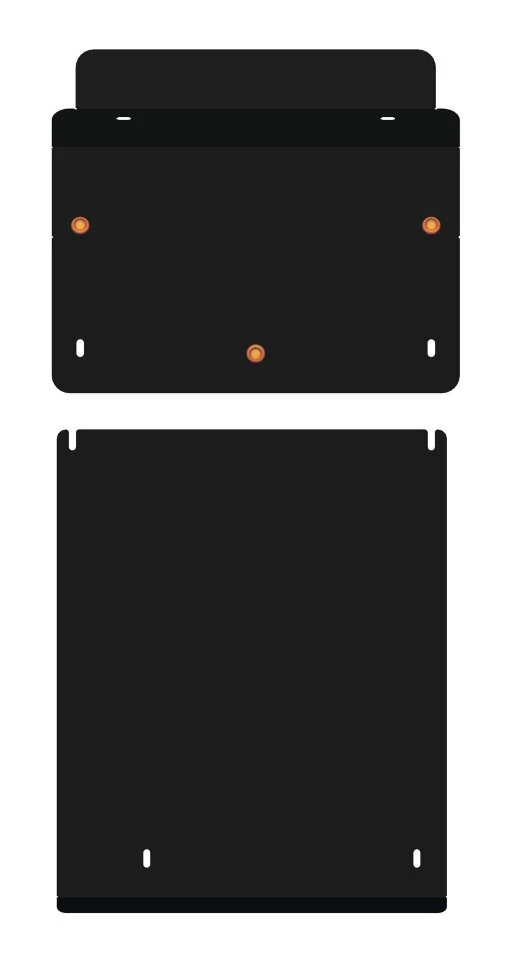 Защита картера и КПП (2 части) для Daihatsu Terios I