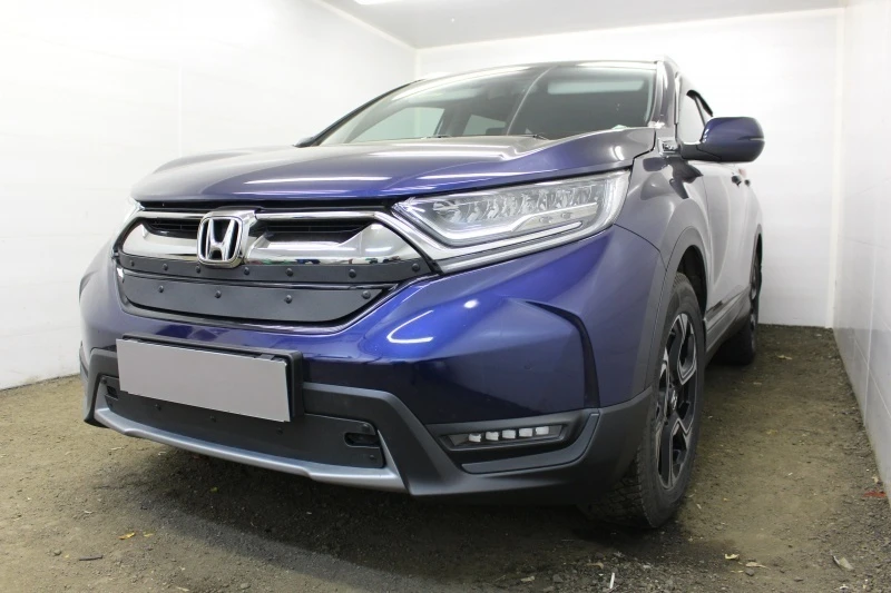 Зимняя заглушка радиатора к съемной сетке низ для Honda CR-V V  Стрелка 11 HCRV16.bot2