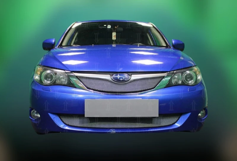Комплект сеток chrome верх (1.5) и низ для Subaru Impreza III Хром Стрелка 11 SUBIMP07.top.chrome-SUBIMP07.bot.chrome
