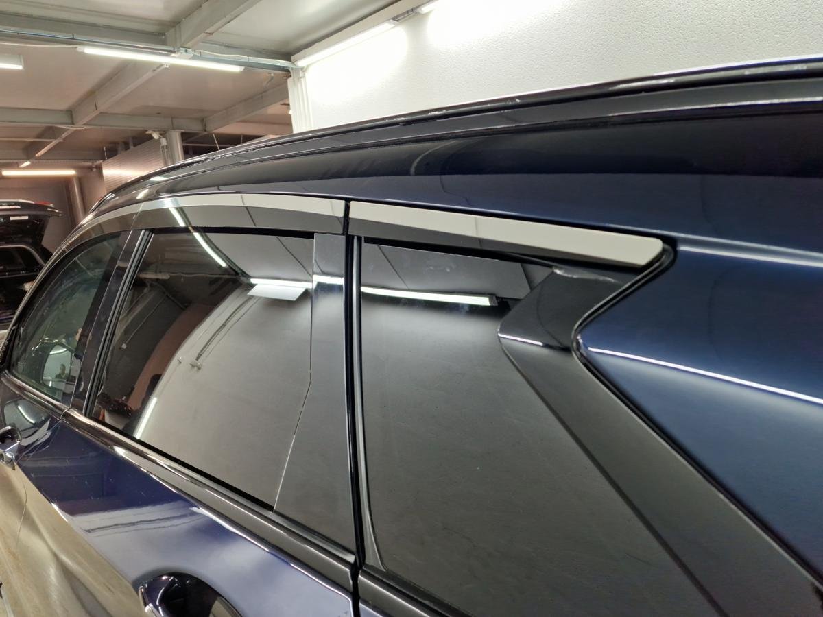 Дефлекторы окон с хром накладками 2D 6 шт для Infiniti QX50 II