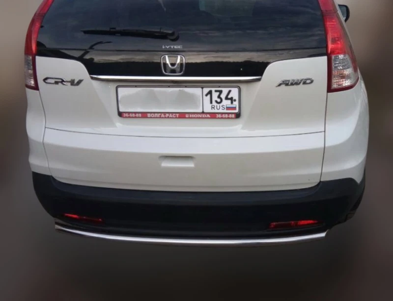 Защита заднего бампера d53 мм для Honda CR-V IV  Юко HCRV.12.11
