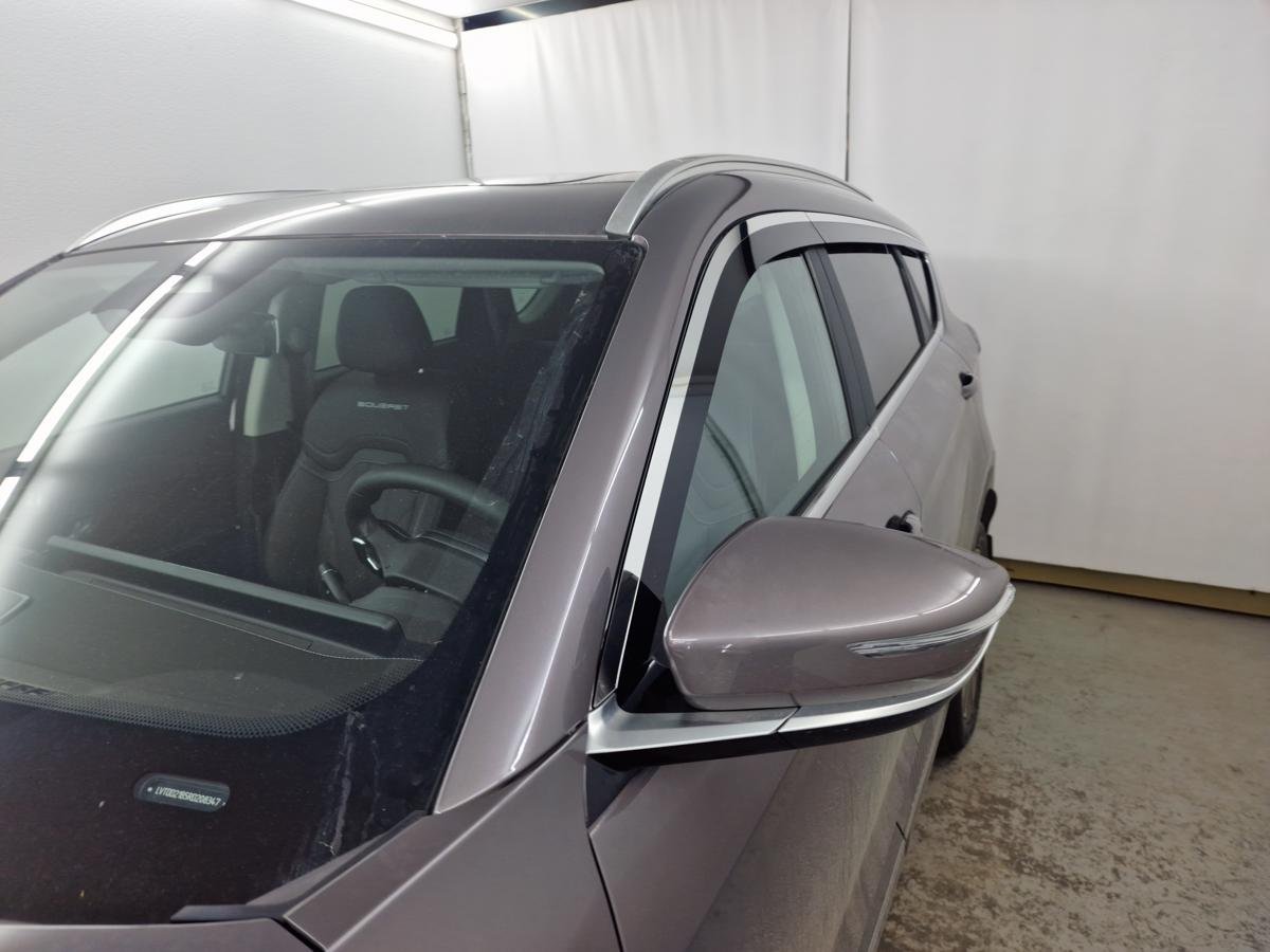 Дефлекторы окон 2D с хром накладками 6 шт. для Soueast S07 I