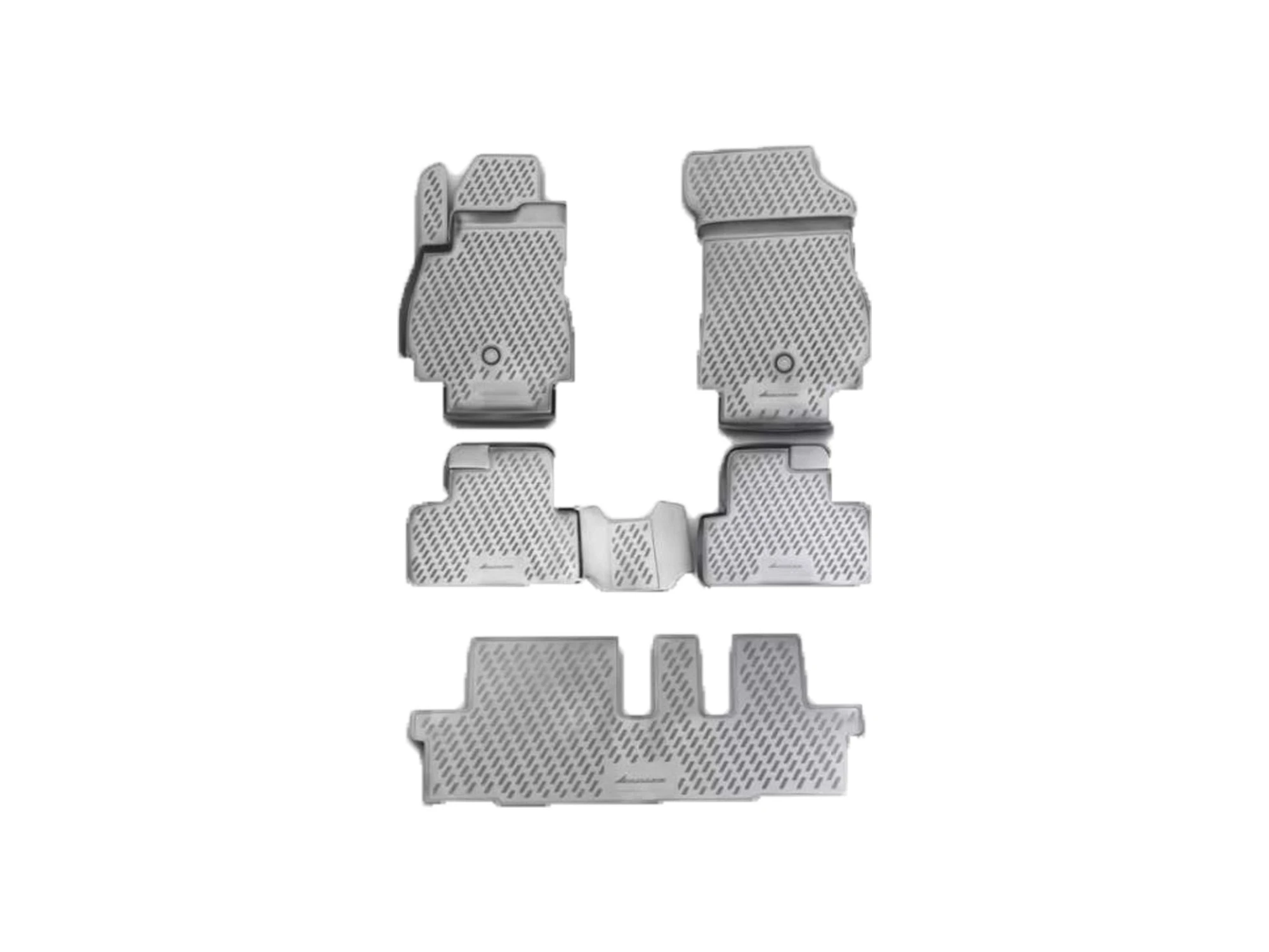 Коврики 3D в салон полиуретан 5 шт для Chevrolet Orlando I Черный Element