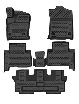 Коврики 3D в салон полиуретан 5шт для Jetour X90 PLUS Черный FORMAT FORMAT.3DAN0579210k