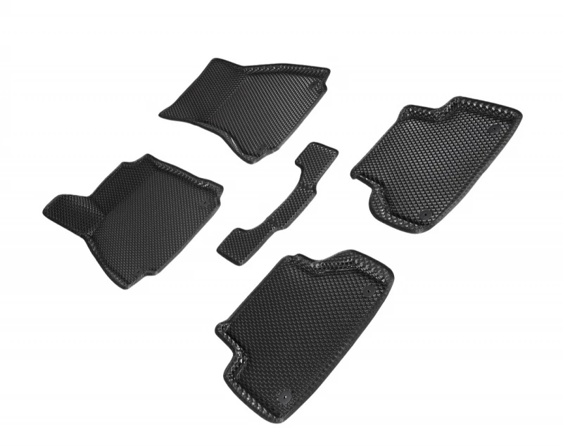 Коврики 3D EVA "РОМБ" для салона для Audi A4 V (B9) Рестайлинг Черный Seintex 96826