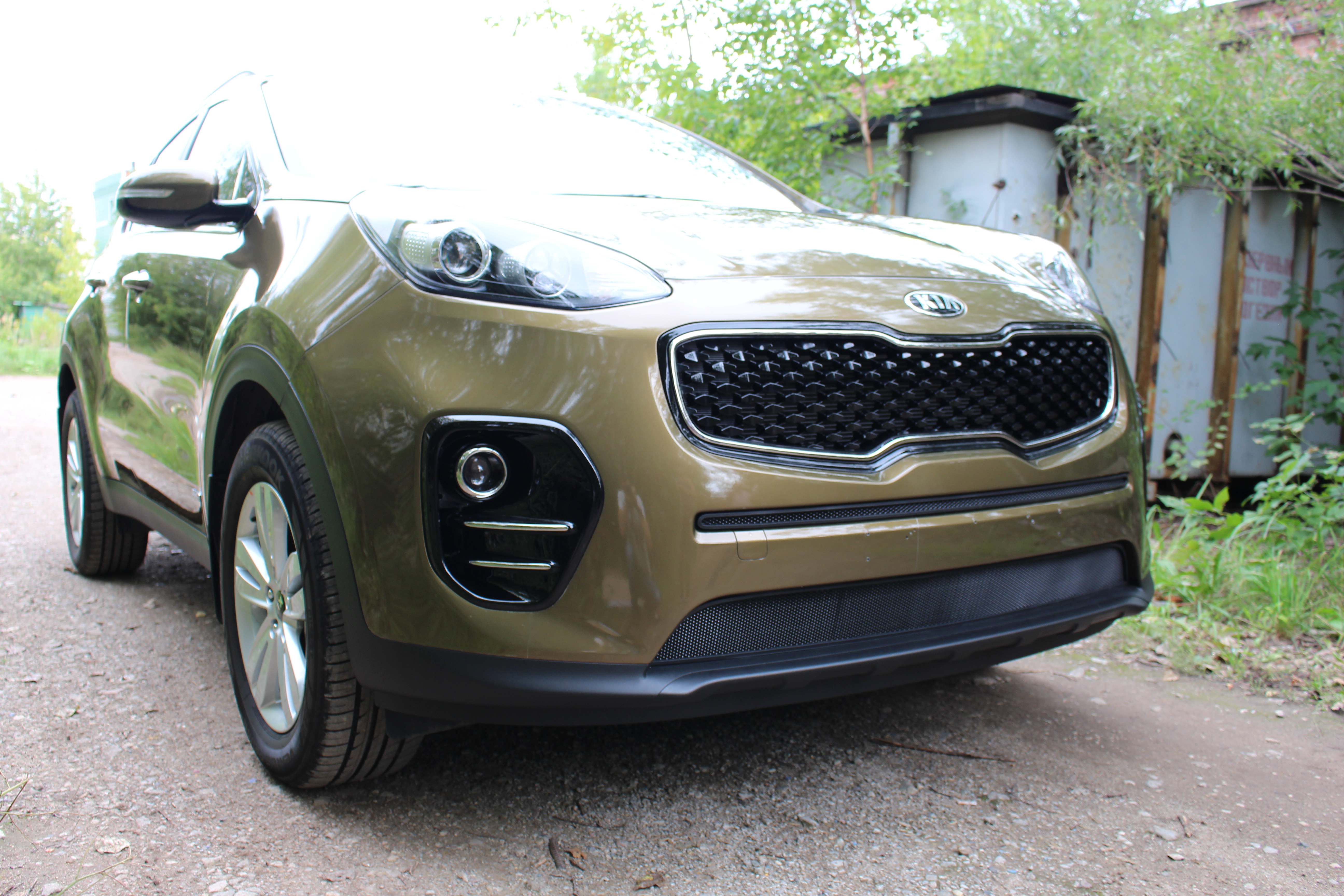 Защитная сетка радиатора низ для Kia Sportage IV