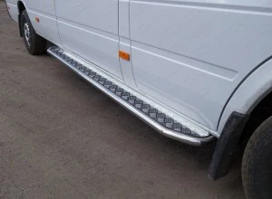 Порог с площадкой 42,4 мм для Mercedes-Benz Sprinter Classic (W909) I  ТСС MERSPR14-04